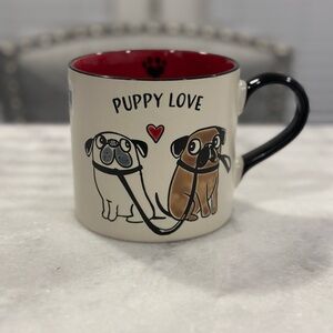 Spectrum Dog Lovers Puppy Love Valentine's Day Coffee Tea Mug, 18oz